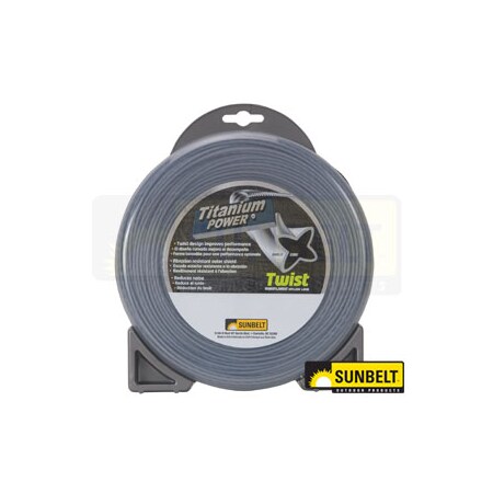 A & I Products Titanium Power Trimmer Line, .130" twist 9" x8" x1" A-B151130
